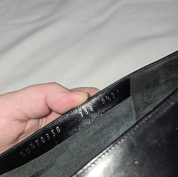 Salvatore Ferragamo Black Heels with Gold Buckle - Picture 5 of 8